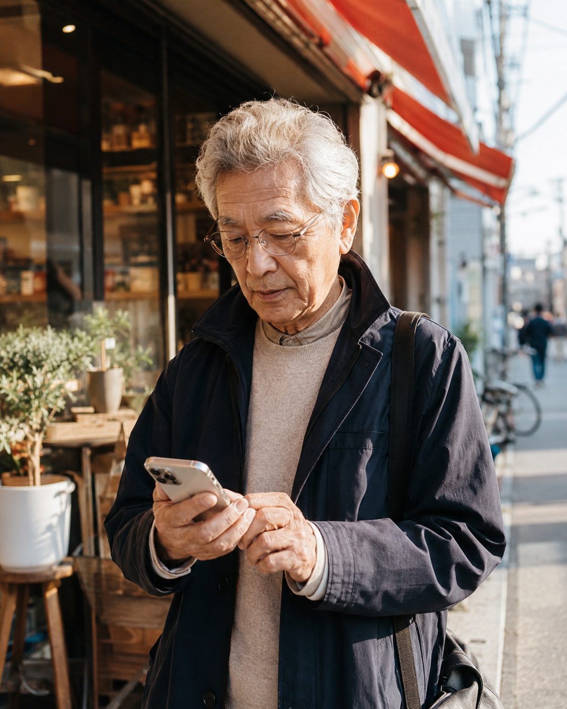 先輩世代もスマートフォンで会員サービスを利用
